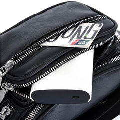 Women's PU Chest Bag Waterproof Crossbody Pouch