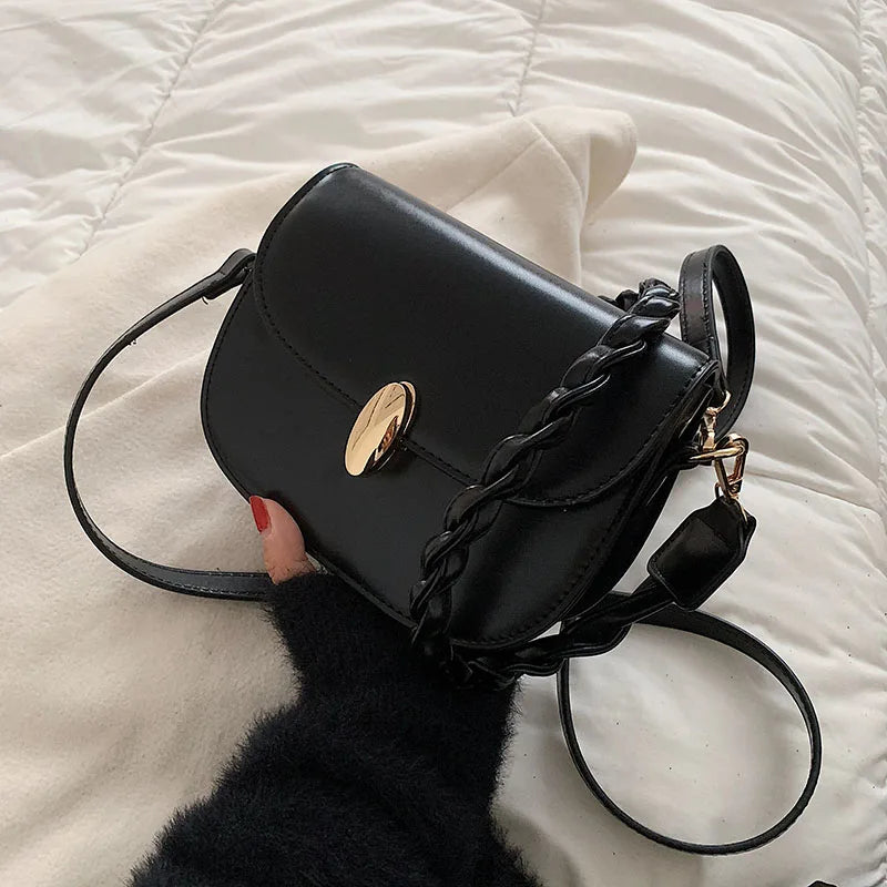 Women's Crossbody Bag Small Flap Messenger Handbag Shoulder Bag