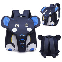 Elephant School Backpack for Kids 3D Animal Boys Girls' Backpacks