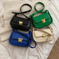 Underarm Bag For Women PU Leather Flap Shoulder Bag Armpit Handbag