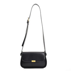 Women's PU Leather Flap Shoulder Bag Lock Crossbody Purse