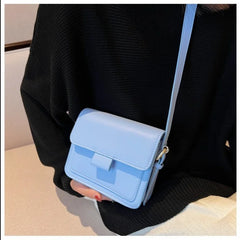 Small Crossbody Bag Lightweight PU Leather Messenger Handbag Purse
