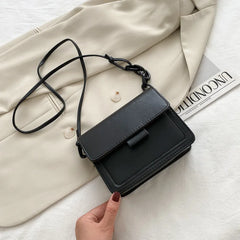Women's Small Crossbody Bag Lightweight PU Leather Messenger Handbag