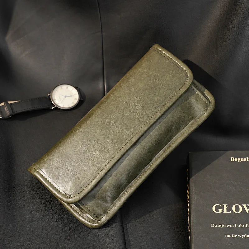 Men's Classic Medium & Long Wallet Retro Versatile Handbag