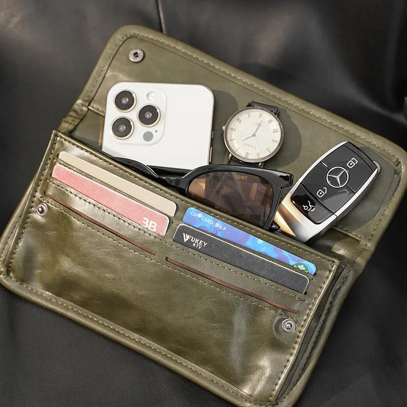 Men's Classic Medium & Long Wallet Retro Versatile Handbag