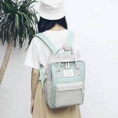 Canvas Backpack Women Anti-theft Travel Backpack School Bags for Teenage Girls
