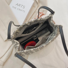 Large Shoulder Bag Canvas for Women
