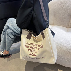 Canvas Handbag Tote High Shoulder Bags for Women