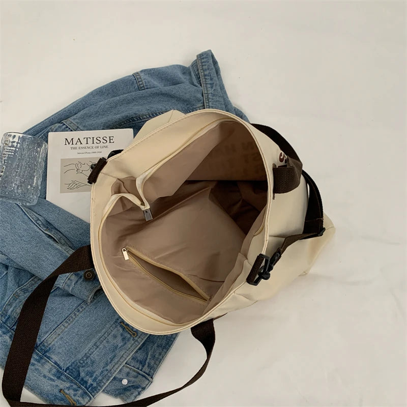 Canvas Handbag Tote High Shoulder Bags for Women