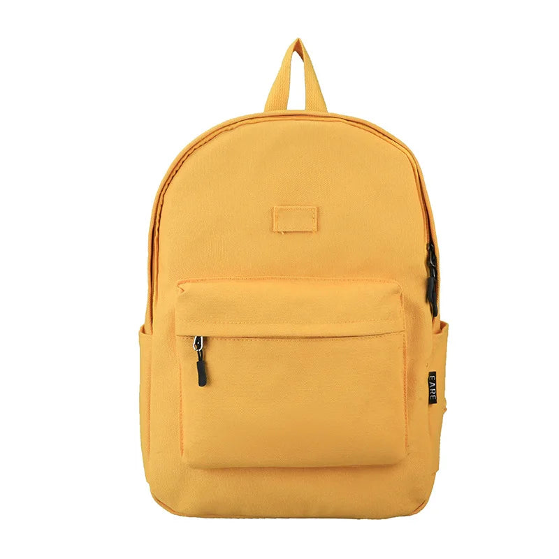 Canvas Women Backpack Large Shoulder School Bag for Girls