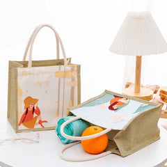 Canvas Women Tote Bags Small Cotton Cloth Ladies Hand Bag Fabric Female Handbags