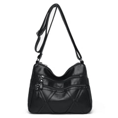 Casual Ladies Shoulder Bags High Leather Handbag Messenger Bags for Women Purses