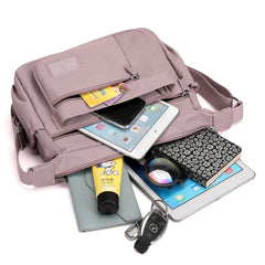 Casual Waterproof Nylon Shoulder Bag with Large Capacity