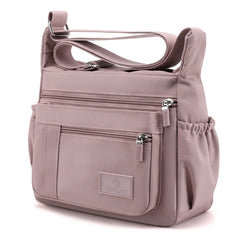 Casual Waterproof Nylon Shoulder Bag with Large Capacity