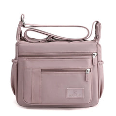 Casual Waterproof Nylon Shoulder Bag with Large Capacity
