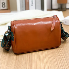 Vintage Oil Wax Leather Tote Shoulder Handbag