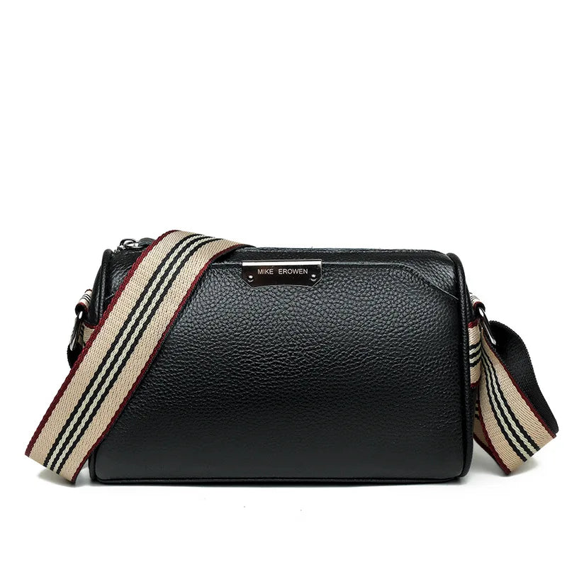 Vintage Leather Crossbody Bag for Women Shell Tote Sling Purse