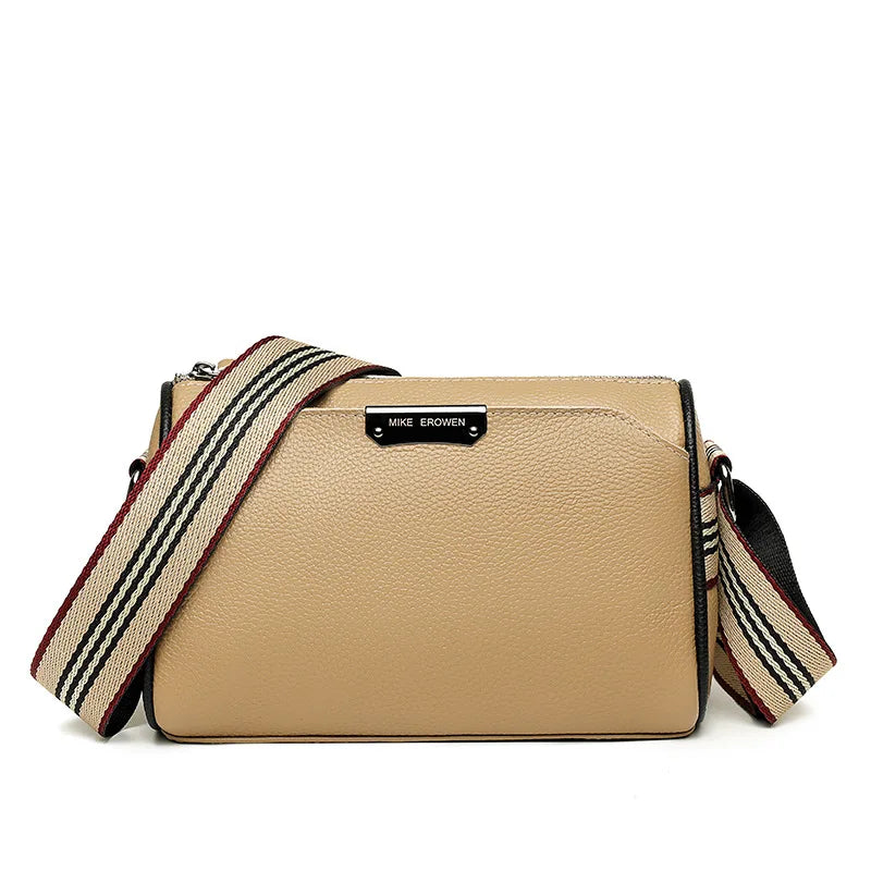 Vintage Leather Crossbody Bag for Women Shell Tote Sling Purse