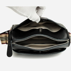 Vintage Leather Crossbody Bag for Women Shell Tote Sling Purse