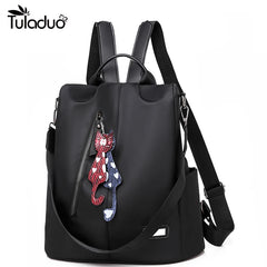 Teen Girls' Waterproof Oxford Backpack
