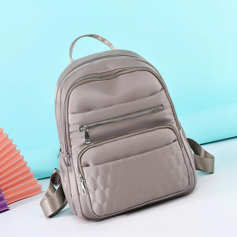 Pretty Diamond Lattice Backpack for Women