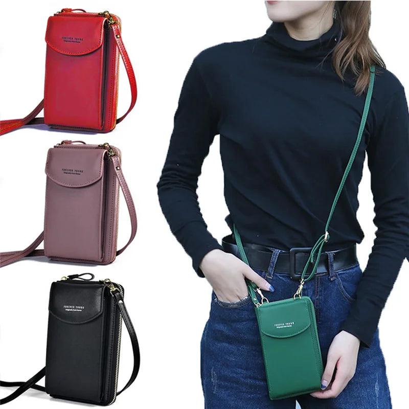 Women's PU Leather Crossbody Shoulder Bag