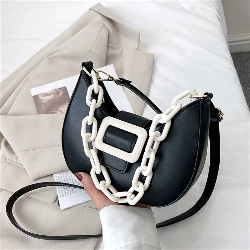 Mini PU Leather Crossbody Bag Lady Handbag And Purse Shoulder Bag