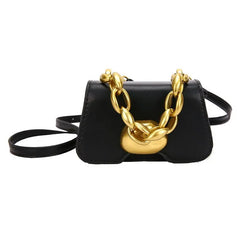 Chain Sense Shoulder Bag for Women PU Messenger Bag Lipstick Bags