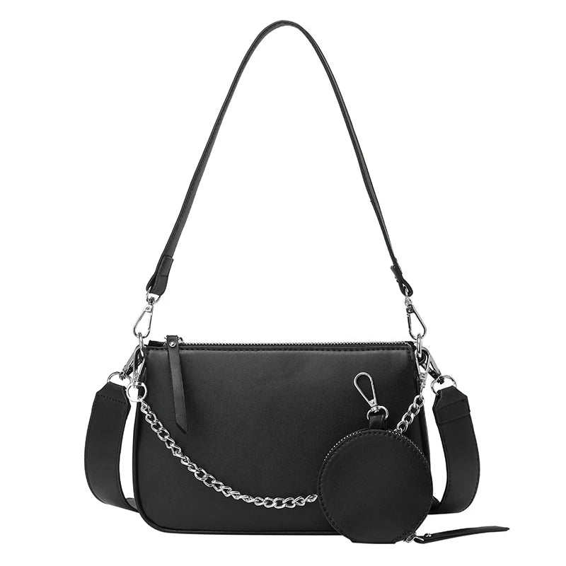 Hobo Shoulder Bag with Chain Crossbody Handbags