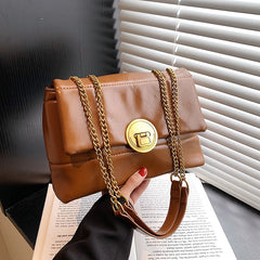 Women's Soft PU Leather Shoulder Bag Crossbody Zipper Bolso