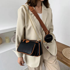 Wide Strap Crossbody Bags 3 Bag Set