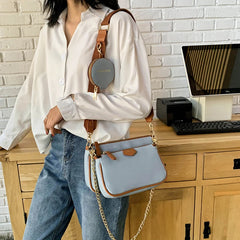 Wide Strap Crossbody Bags 3 Bag Set