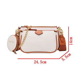 Wide Strap Crossbody Bags 3 Bag Set