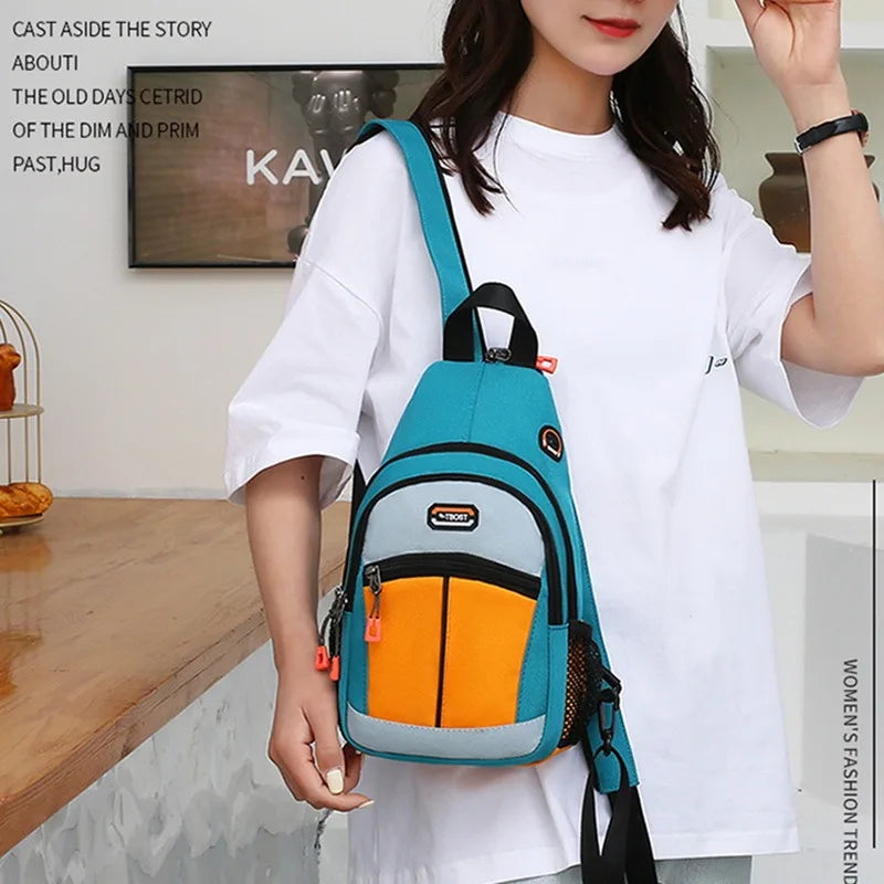 Chest Bag Sports Multi-Function Mobile Phone Bag Women Men Shoulder Bags