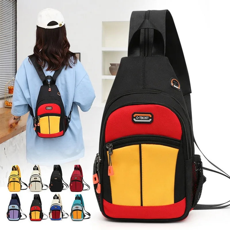 Chest Bag Sports Multi-Function Mobile Phone Bag Women Men Shoulder Bags