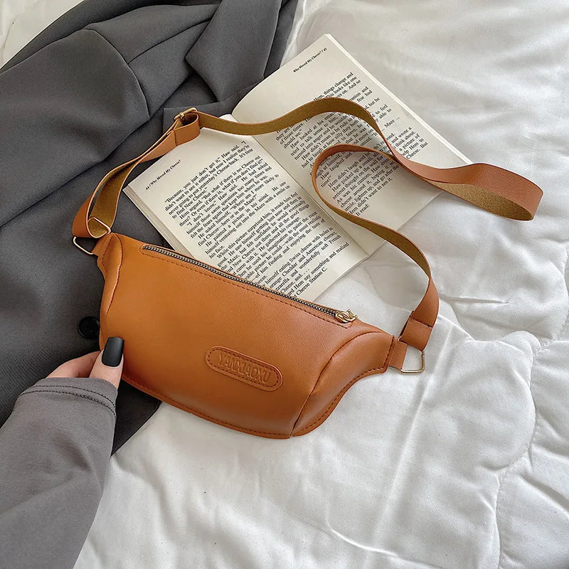 Chest Bag Spring Women Handbag Western Style Wide Shoulder Strap