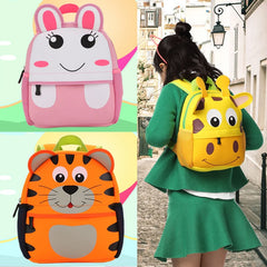 3D Cartoon Plush Kids Backpack for Kindergarten Boys and Girls