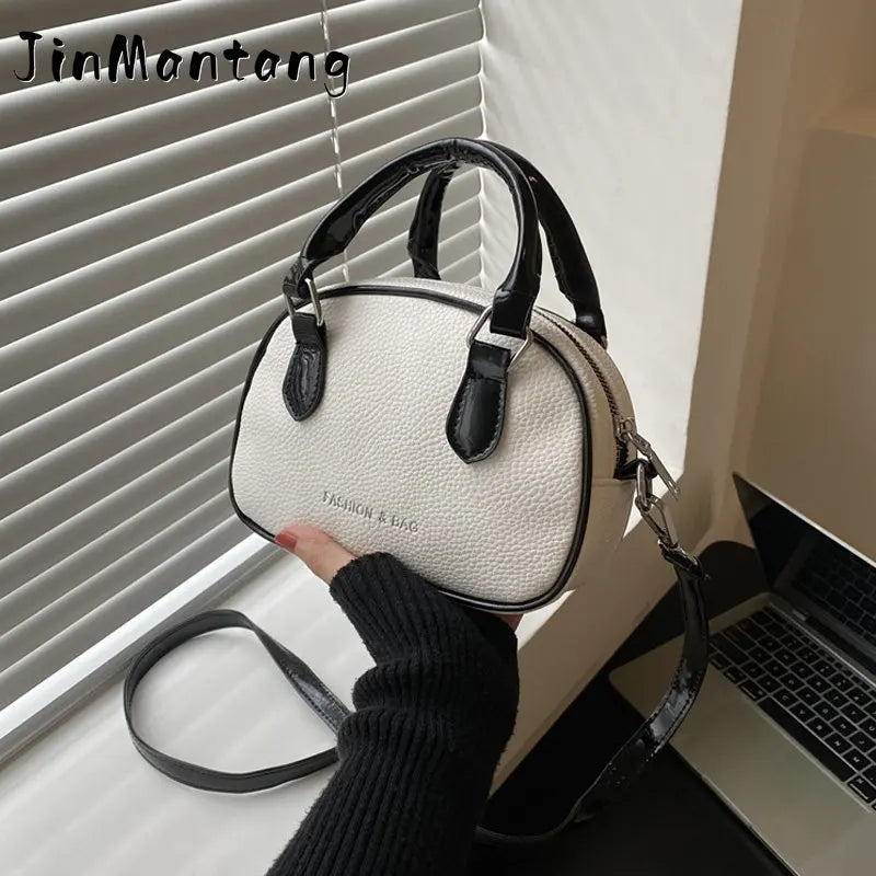 Circular Small Handbags Women's Shoulder Bag