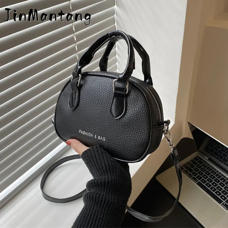Circular Small Handbags Women's Shoulder Bag