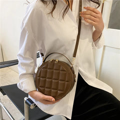 Circular Women's Shoulder Bag Crossbody Handbag Messenger Bag