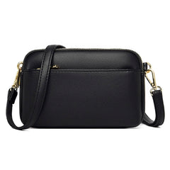 Vintage Crossbody Bags Multi-pocket Ladies Handbag Adjustable Strap Travel Purse
