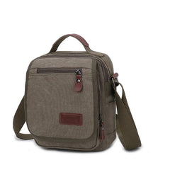 Classic Retro Canvas Small Square Bag Large Capacity Shoulder Bag