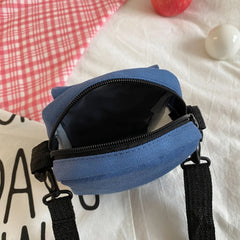 Women's Cartoon Printing Crossbody Shoulder Bag Mini Handbag Flap Purse