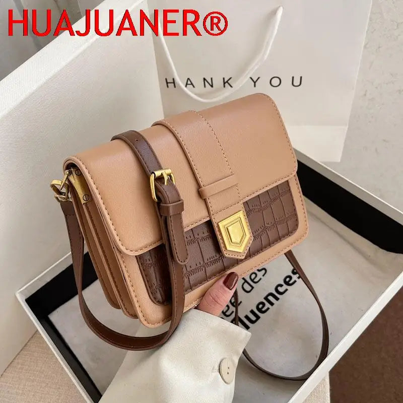 Leather Crossbody Bags For Women Stone Pattern Cross Body Bag