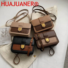 Leather Crossbody Bags For Women Stone Pattern Cross Body Bag