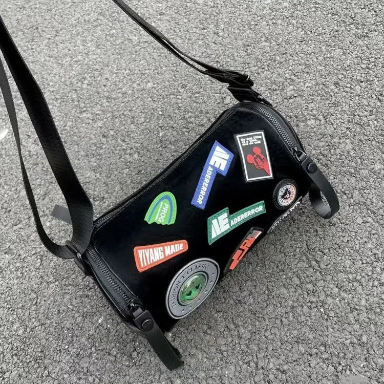 Y2k Collage Pattern Bucket Bag for Ladies Tote