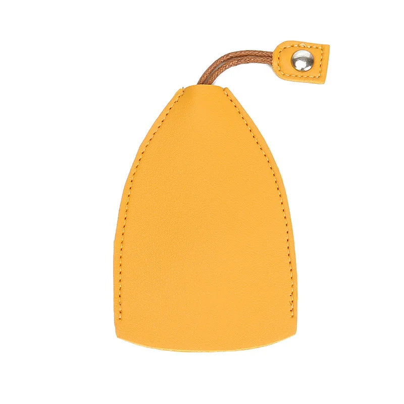 Cute Cartoon Pull Out Key Bag for Women Car Key Holder PU Leather Keychain Pouch