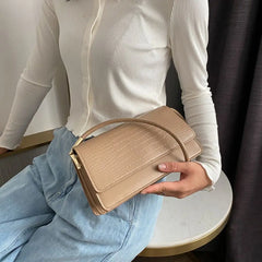 Crocodile Pattern Small Bag Sling Bags Tote Handbags Shoulder Bag