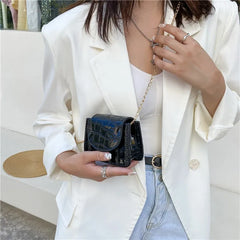 Small Square Crossbody Bag 2022Korean Style Women Shoulder Handbag
