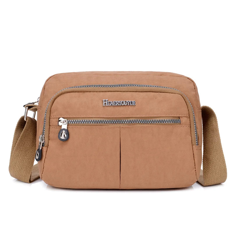 Women's Waterproof Nylon Shoulder Bag Small Crossbody Bag Female